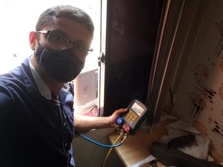 Limpeza e manutenção em ar condicionados