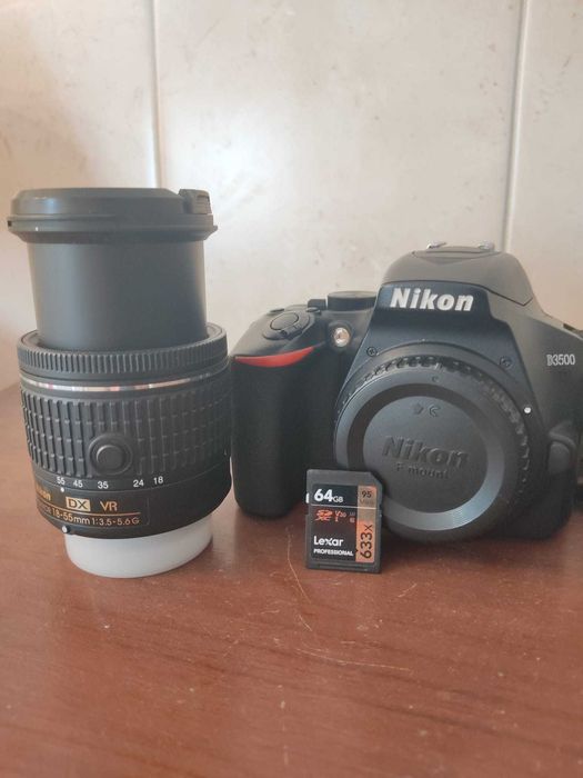 Nikon D3500 com objetivas + Extras - Kit de entrada perfeito