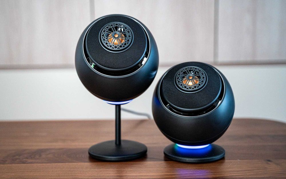 Creative Pebble Nova  - głośniki 100W, Bluetooth, USB-C, Czarne, RGB