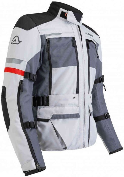 blusao acerbis ce x-tour cinza claro