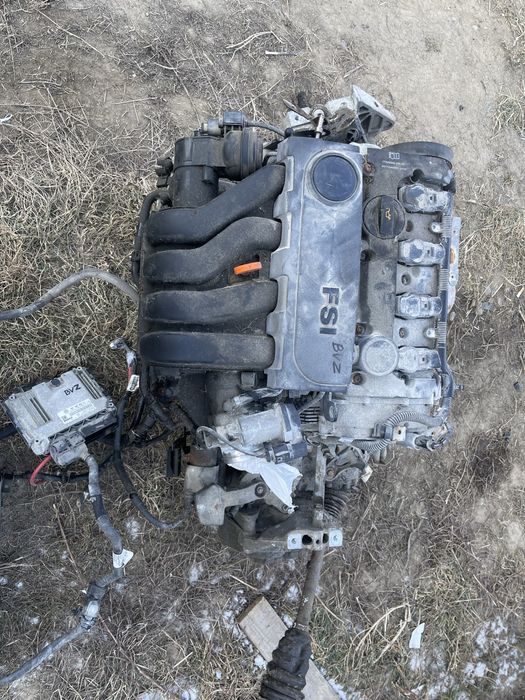 Двигун з кпп Мотор з коробкою Skoda octavia a5