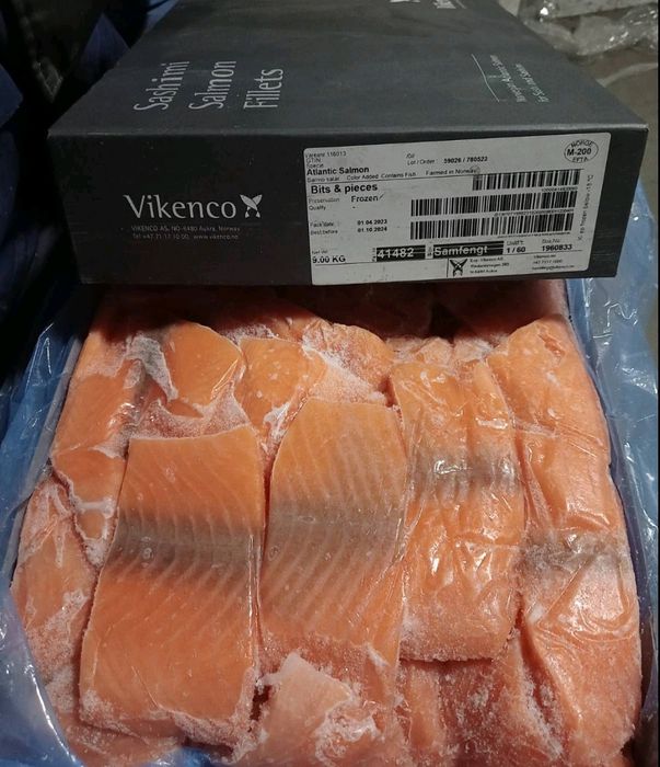 Лосось підшкірне/філе /куски/спинки  Норвегія