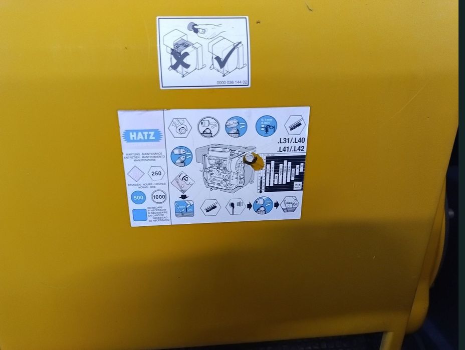 Ssawa do liści diesel Hetz 3 cylindry 300 mm