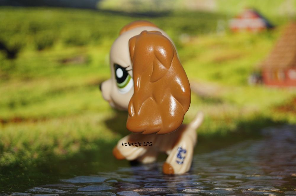 LPS Littlest Pet Shop spaniel #1963 oryginalny pop oryginał Nintendo