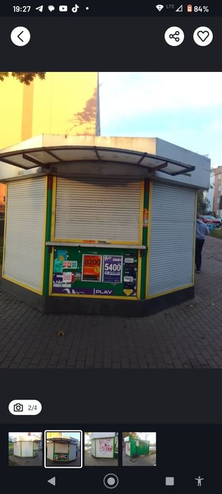 Kiosk pawilon kontener