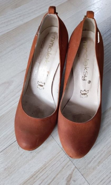 Buty damskie skórzane 38