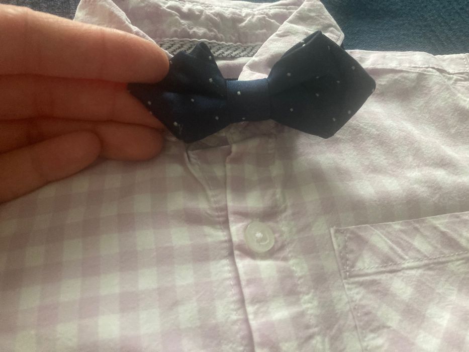 Koszula chłopięca w kratkę rozm. 92/98