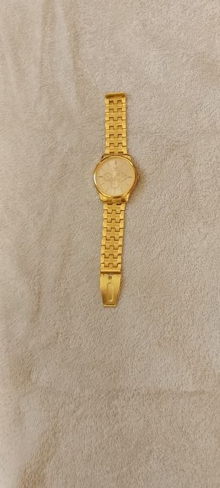 Zegarek męski złoty trzeba nową baterię i trzeba końcówki dwie