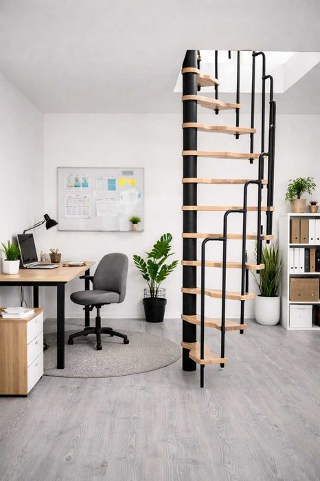 Promocja! Mini schody spiralne Suono 120 x65 cm / BUK