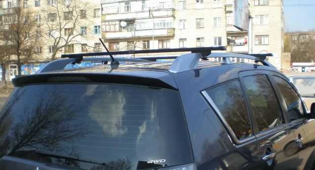 Багажник на крышу авто   Дуги на рейлинги  Стальные поперечк