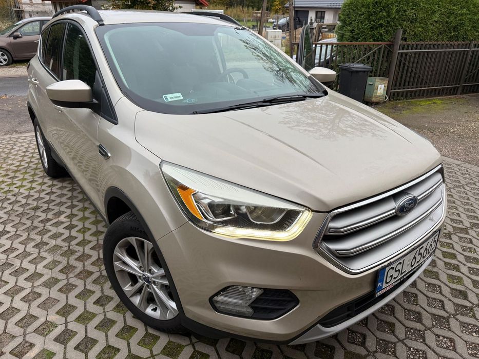 Ford Escape KUGA 2017 automat kamera benzyna LED - 4 lata w kraju