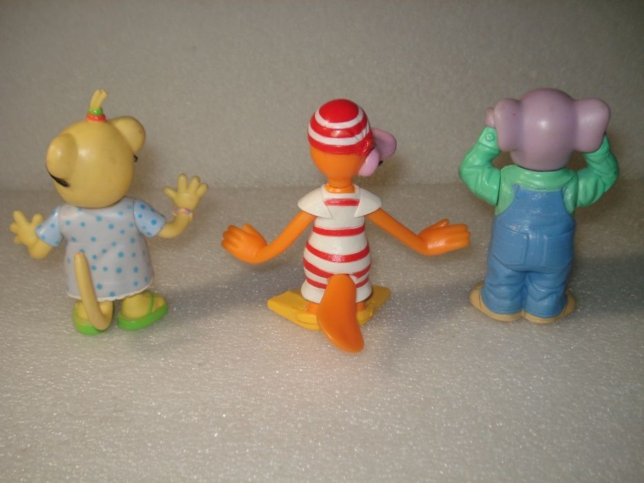 3 figuras originais da banda desenhada koala, marca spellbound 2003