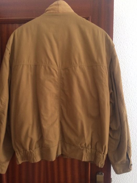 Blusão pele e tecido giannone 40