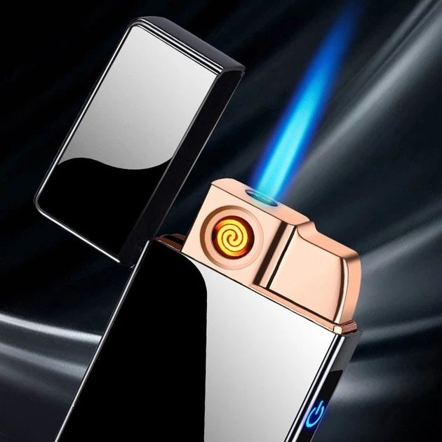 Usb зажигалка на зарядке подарочная дуговая с подсветкой
