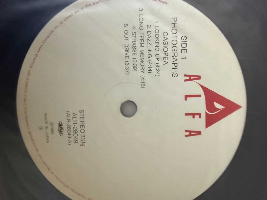 Casiopea – Photographs | ALR‑28049 (Japan, record NM)