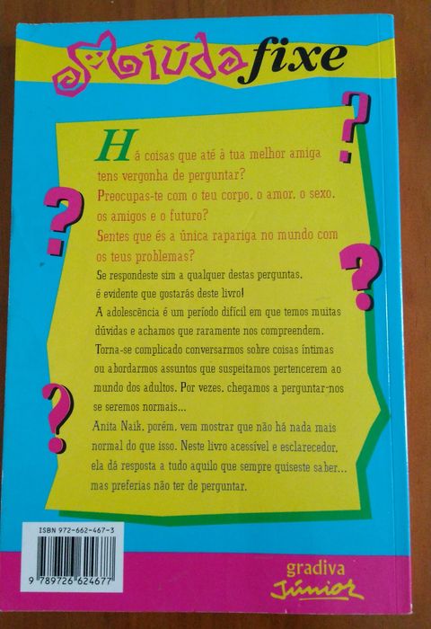 Livro juvenil- Serei normal? De Anita Naik, 1995. Edição gravida Júnio
