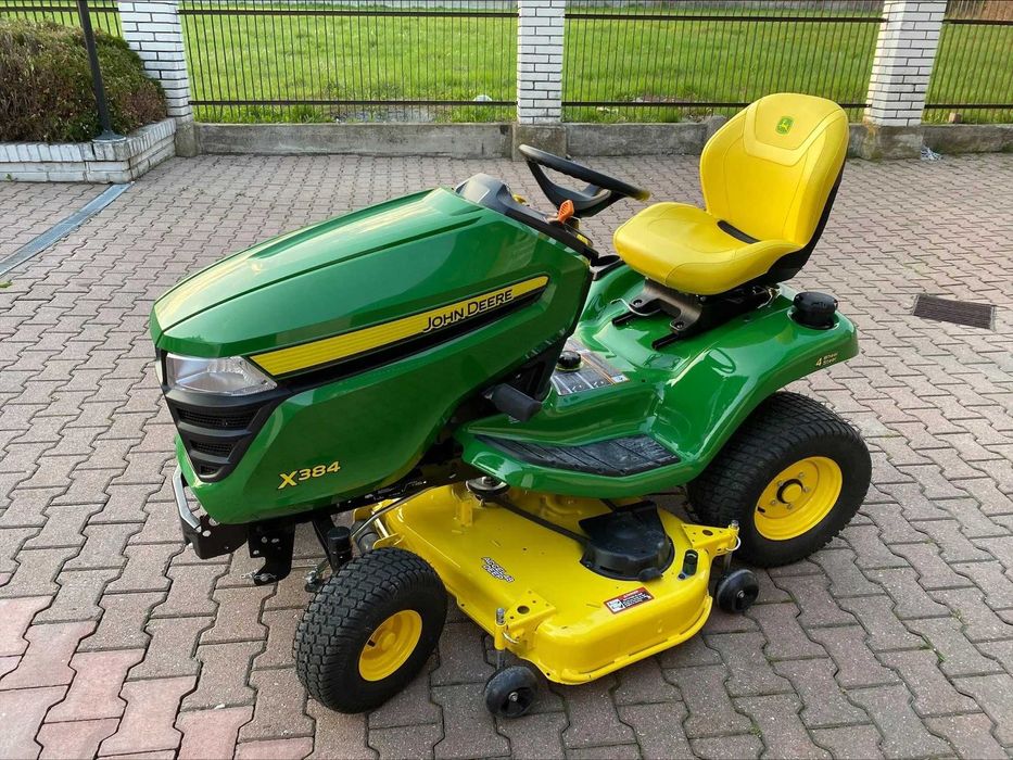 Traktorek kosiarka John Deere x384