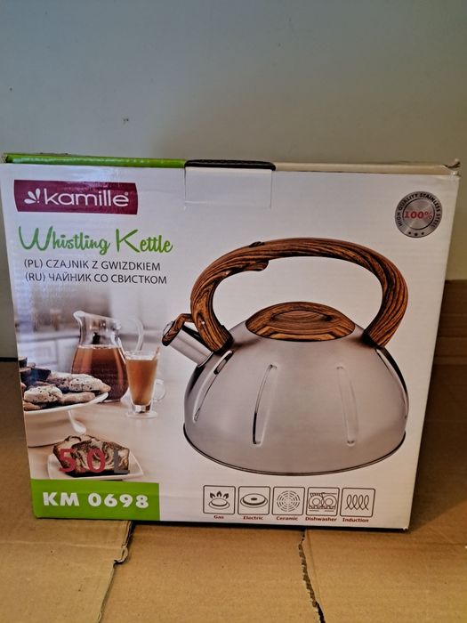 Чайник наплитний зі свистком Kamille