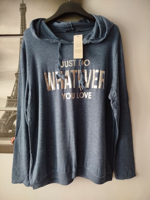 Italy bluza swetrowa  z kapturem