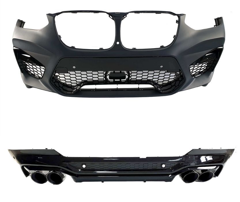 Обвес диффузор бампер передний бмв bmw BMW x4 g02 x4m бампер М стиль