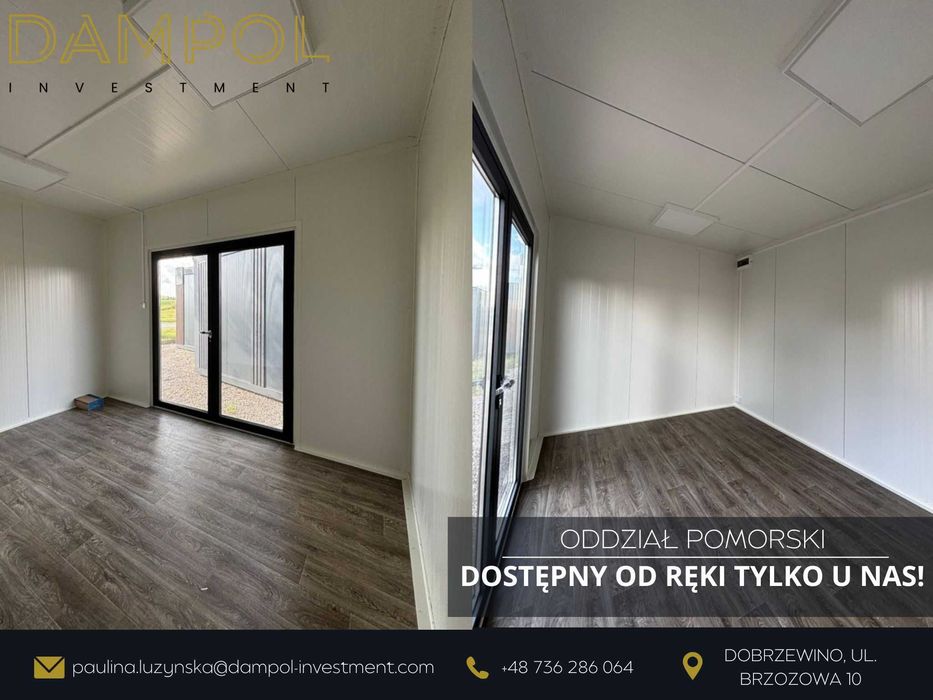 Gotowy domek ogrodowy 4X3/12 m²/sklep/działka/ROD/ogród/biuro – pohled 3