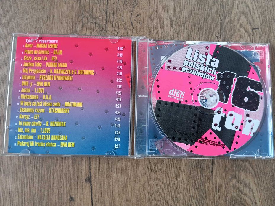 Lista polskich przebojów 16 ton