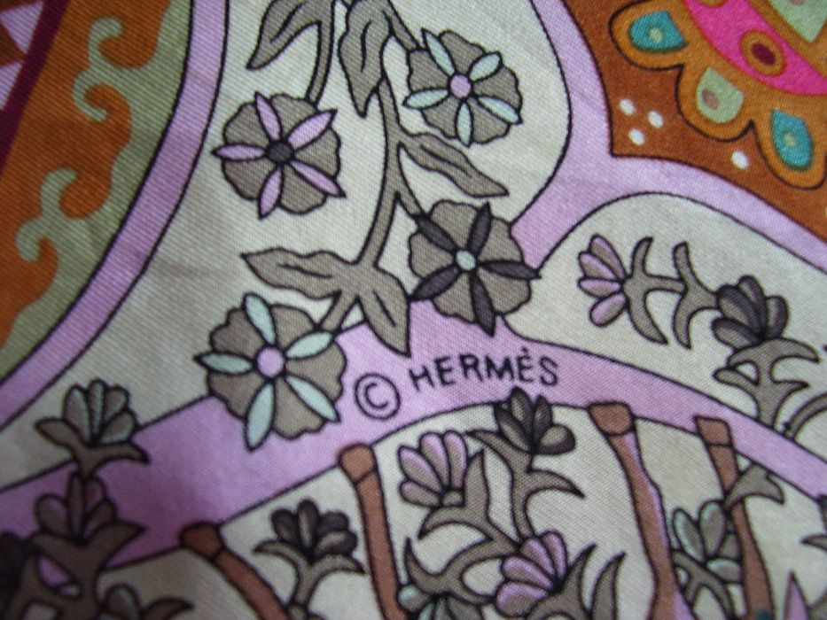 Hermes - Paris apaszka vintage jedwab