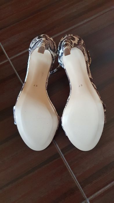 Szpilki Sandałki Węzowy wzór Karnawał Wesele Przyjęcie rozmiar 37 Nowe