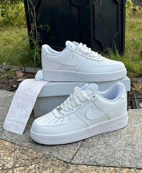 Nike Air Force 1 One All White 38