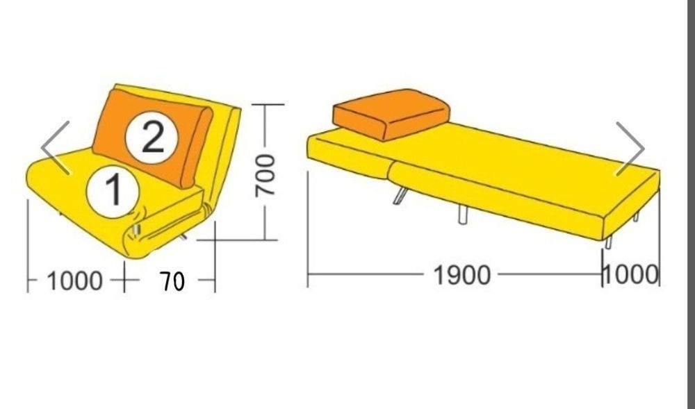 Диван розкладний