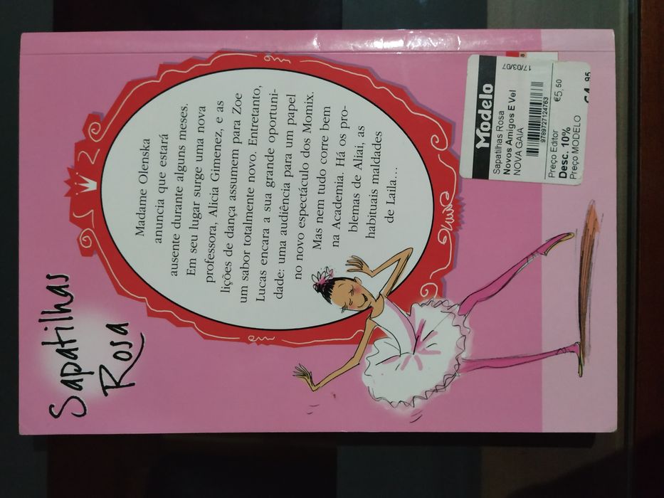 Livro "Sapatilhas Rosa"