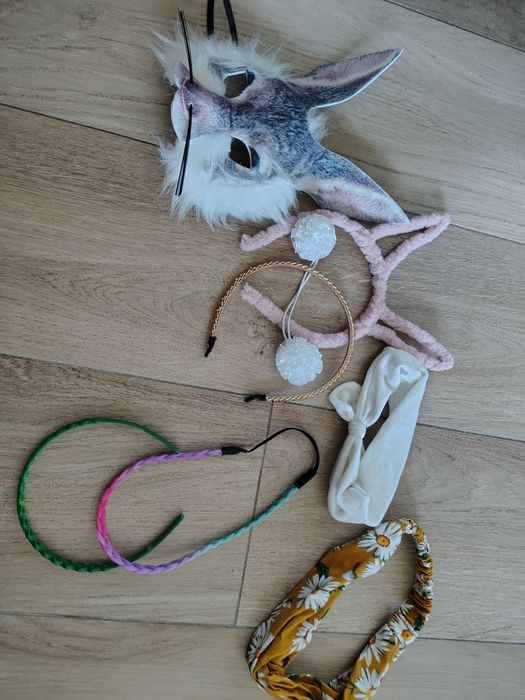 Maska królika opaski do włosów