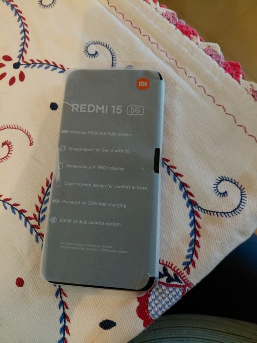 Redmi 15 novo  por estrear
