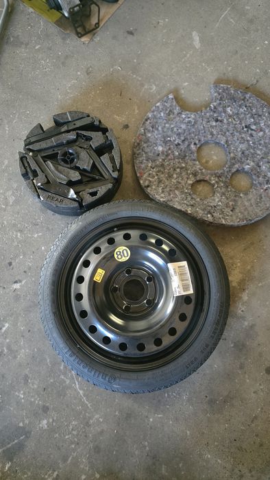 Zestaw koło dojazdowe 17" opel insignia
