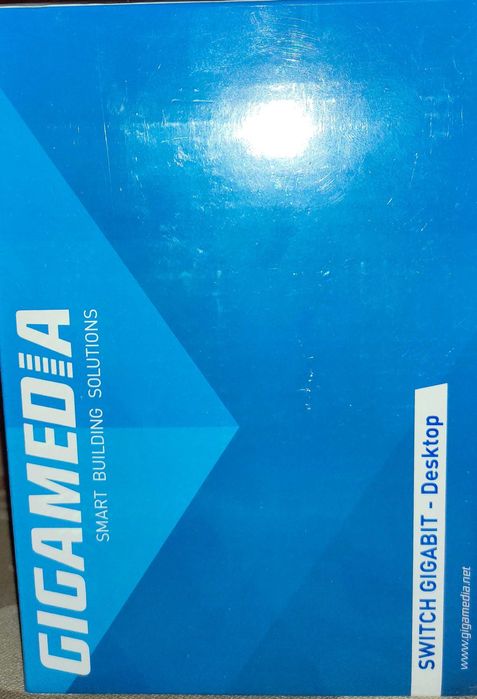 Modem 8 portas Gigamedia, novo na embalagem.