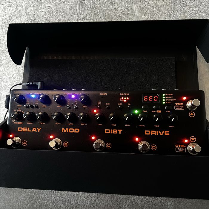 Педаль мультиефектів з кабсімом NUX Cerberus | аналоговий distortion та overdrive