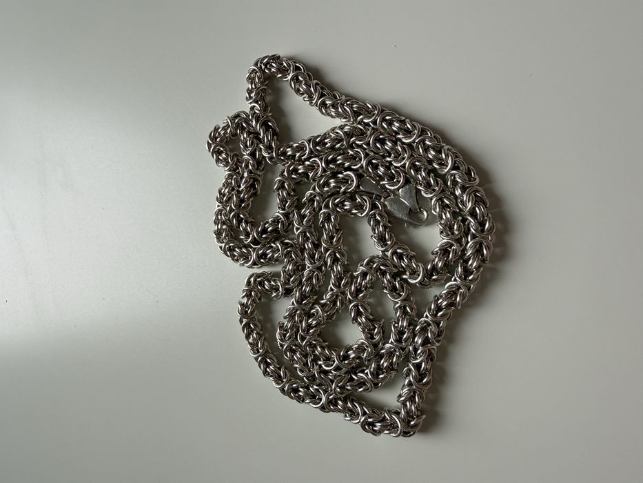 srebrny łańcuszek królewski 925 44g 60cm