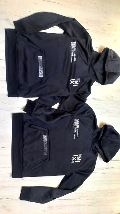 Ciepłe bluzy z kapturem dla blizniakow  164-170