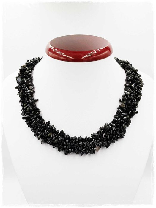 Naszyjnik z kamieni naturalnych - Onyks