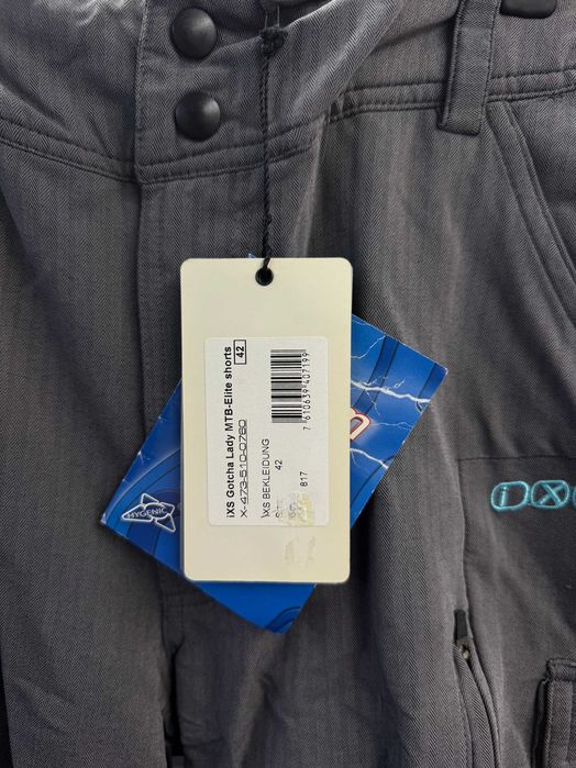 Damskie Spodenki Rowerowe MTB IXS Gotcha Lady, Nowe, rozm. 42