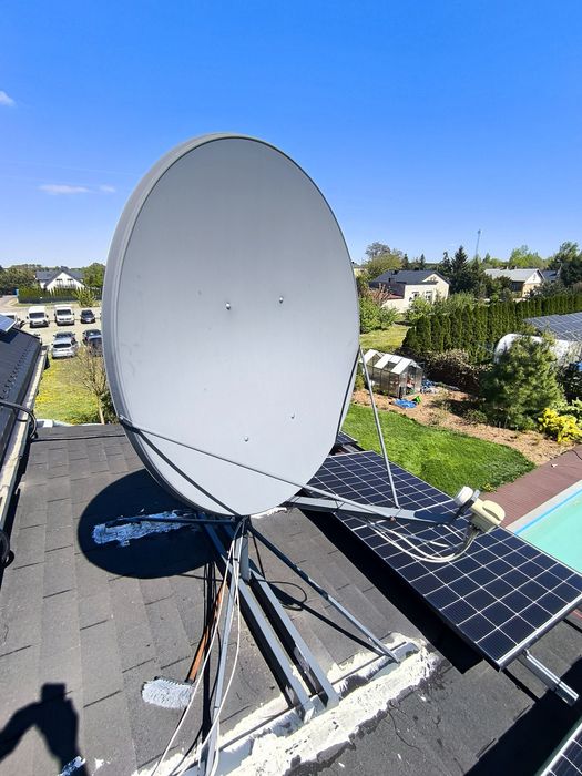 Antena satelitarna 120 cm z uchwytem regulowanym