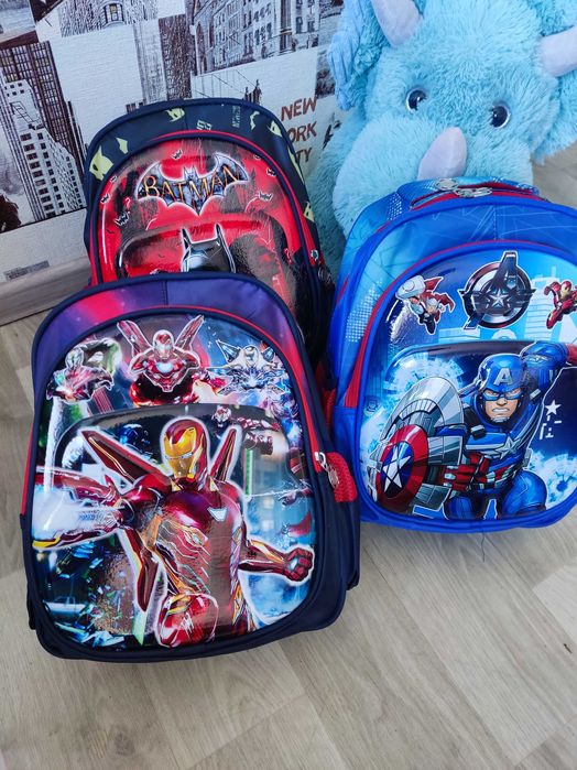 Мультяшні рюкзаки для дошкільнят та першокласників Хлопчиків