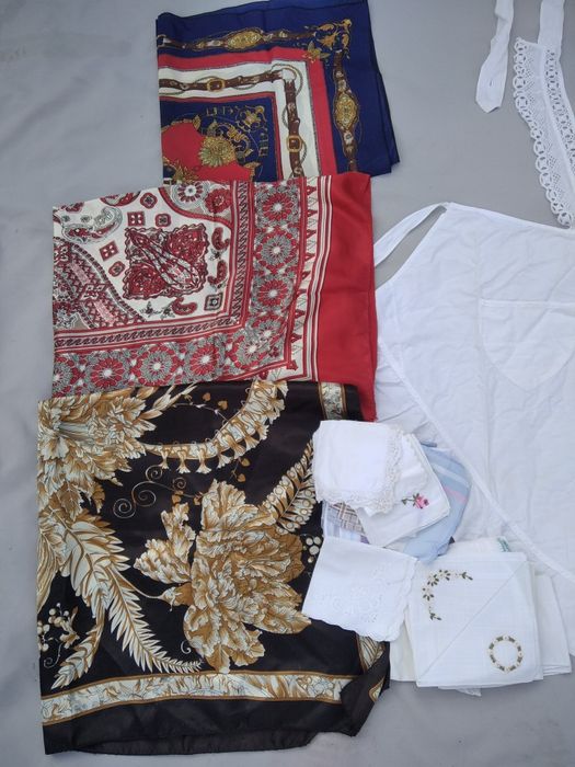 Школьный фартух фартук шарф носовые платки  СССР