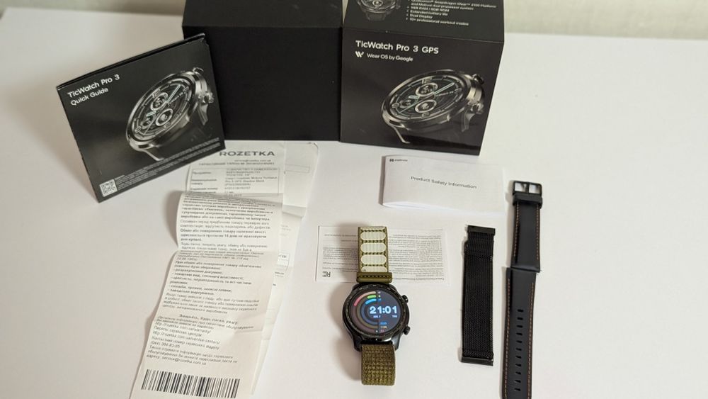 Продам смарт-годинник Mobvoi TicWatch pro 3 GPS