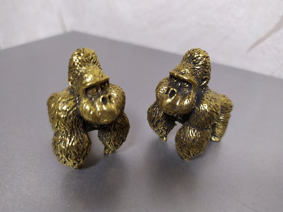 Фигурка латунная, горилла