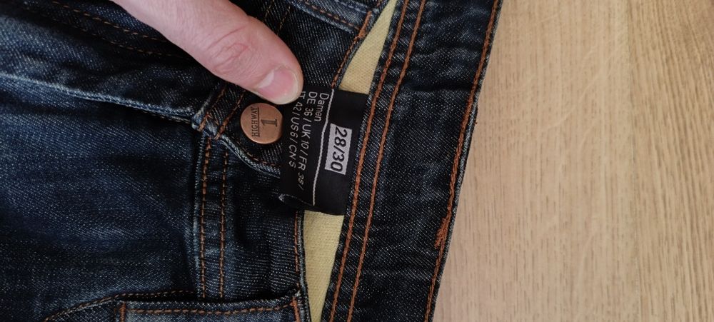 Damskie jeansy moto kevlar
