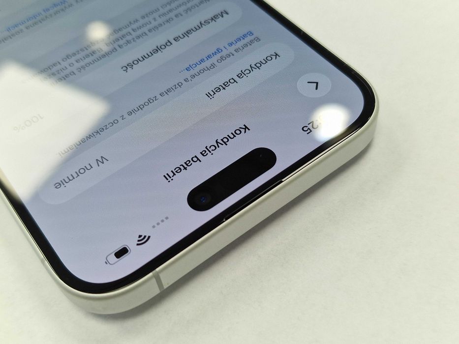 Iphone 16 Plus 128GB/ 16+/ White/ Biały/ A3290/ 100%/ Grade A + ładowarka
