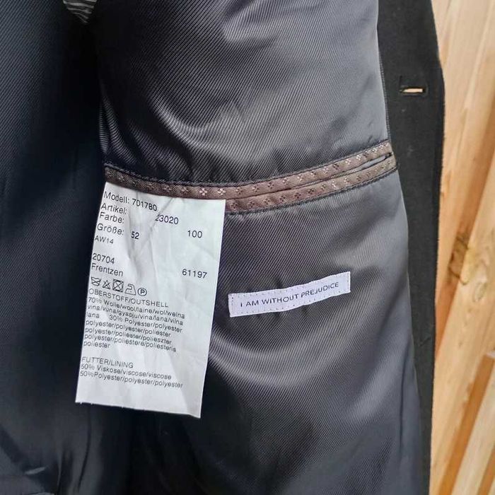 Klasyczny męski płaszcz 70%wełny