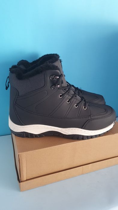Buty nowe ocieplane zimowe czarne rozmiar 42 / wkładka 27 cm