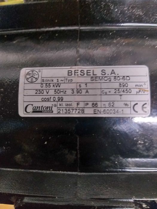 silnik elektryczny SEMOg 80-6D